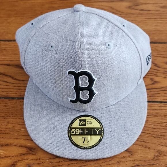 New Era Other - Boston Red Sox New Era 59Fifty gray New with tag men's 7 1/2 fitted ball cap